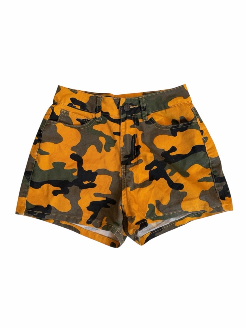 Kréamy Camo Cargo Utility Shorts